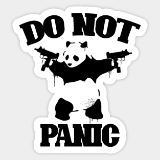 Shooting Panda Sticker